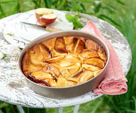 Clafoutis aux pommes et à la vanille