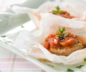 Medalhões de porco com manga