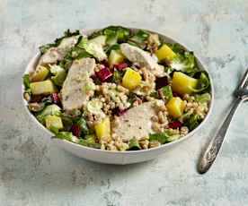 Chicken and Farro Harvest Salad