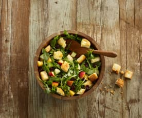 Nectarine and Cherry Panzanella Salad