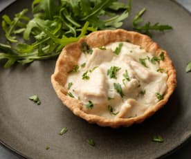 Nordic Chicken and Asparagus Tartlets