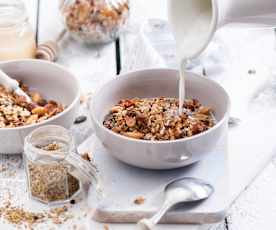 Granola z czarnym bzem