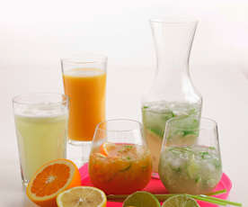 Caipirinha de tangerina e lima