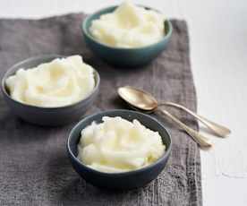 Sorvete rápido de limão