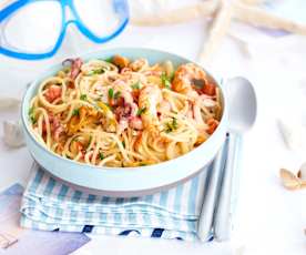 Les spaghetti aux fruits de mer... un poème !