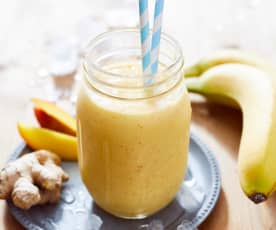 Bananen-Mango-Smoothie mit Ingwer