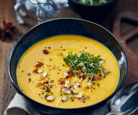 Sweet Potato Soup with Star Anise
