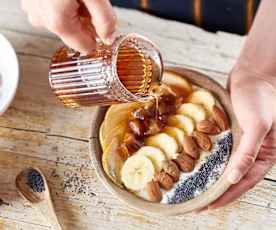 Porridge aux fruits secs et pavot