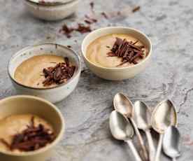 Mousse de café e leite condensado