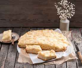 Góralski kołacz z masą twarogowo-ziemniaczaną