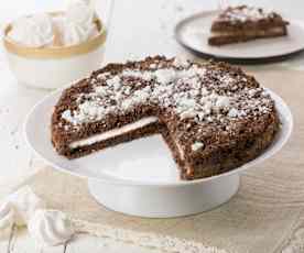 Sbriciolata al cacao con crema al latte