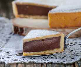 Torta tipo bocconotto al cioccolato