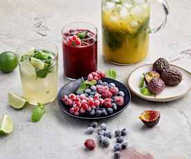 Mojito de lima sem álcool