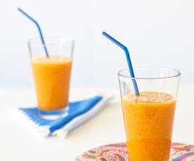 Sumo de laranja, maçã e pera