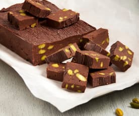 Schokoladen Fudge mit Pistazien