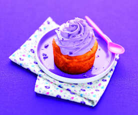 Cupcakes à la violette