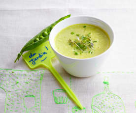 Creamy pea soup