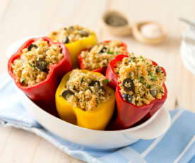 Stuffed Peppers with Herbed Quinoa