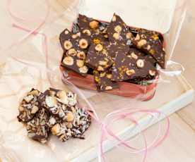Chocolate com frutos secos