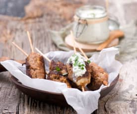 Cevapcici with Tzatziki Sauce