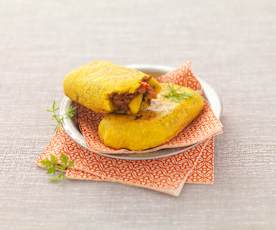 Gefüllte Brötchen Maroccan Style (Batbout)