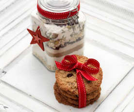 Cranberry and Pistachio Cookie Gift Jar