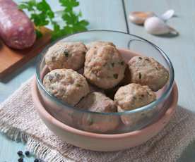 Polpette di manzo e salsiccia