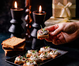 Tartinade festive aux cranberries et à la feta