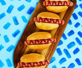 American hot dog