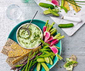 Herb and garlic dip