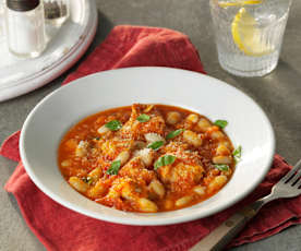 Tomato basil chicken stew