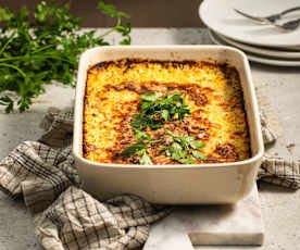 Zapiekanka ziemniaczana z cebulą