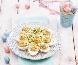 Jajka faszerowane awokado