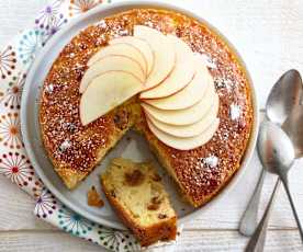 Gâteau pomme-raisin