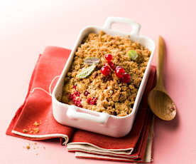 Crumble sans gluten aux fruits rouges