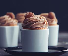 Cupcake ai marron glacé