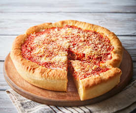 Chicago-Style Deep Dish Pizza Recipe • The Curious Chickpea