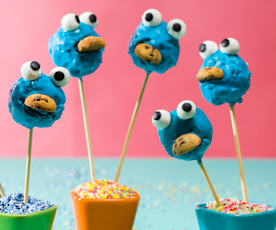 Cake pops monstro das bolachas