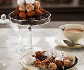 Trufas picantes de chocolate