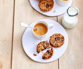 Palets de céréales aux pépites de chocolat noir