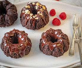 Mini chocolate bundts