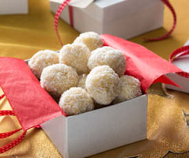 Coconut almond "snowballs"