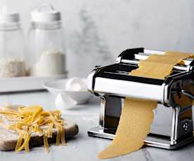 Pasta fresca con farina di ceci (senza glutine, senza zucchero)