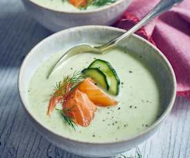 Gurkencremesuppe