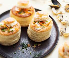 Vol-au-vent aux coquillages