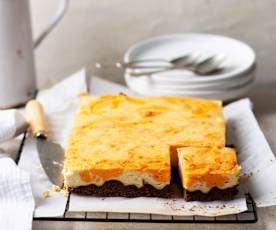 Batátové cheesecake bars