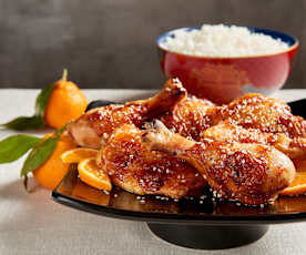 Chicken with Spiced Tangerine Sauce