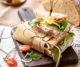 Club sandwich au thon