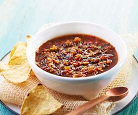 Salsa roja de molcajete