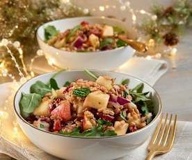 Apple and Cranberry Farro Salad